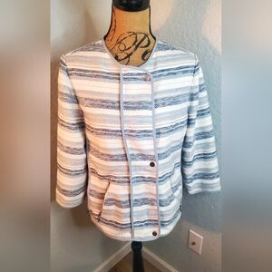 Chico's stripe jacket